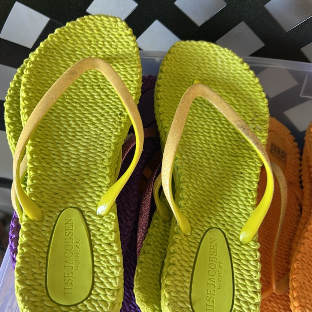 Flip flop sale. Going fast !!! IISE Jacobsen Hornbak flip flops sz 8 9 & 10 - Picture 8 of 8